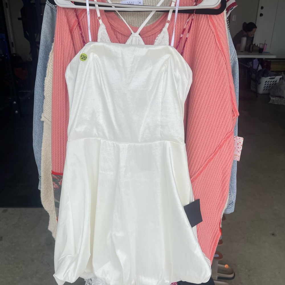 Lulu's White Mini Dress